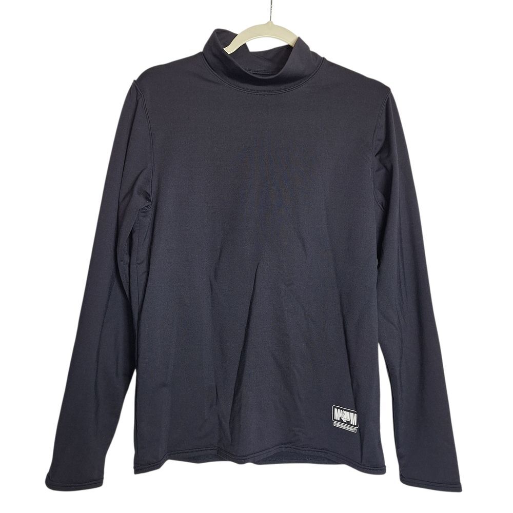 Magnum Compression Shirt Black Long Sleeve Mock XL Womens